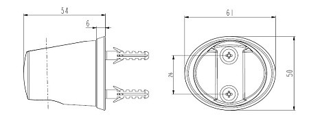 Держатель для душа, арт. SH105, ESKO. Фото 2