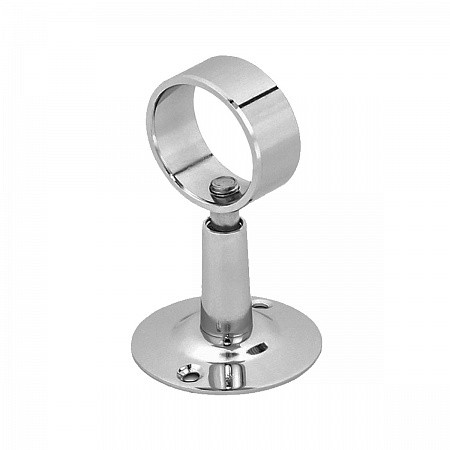 Держатель для полотенцесушителя Point PN00009 с кольцом 1", хром. Фото 1