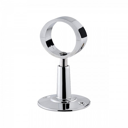 Держатель для полотенцесушителя Point PN00010 разъемный с кольцом 1", хром. Фото 1