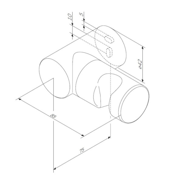 Держатель для ручного душа, настенный. Фото 3