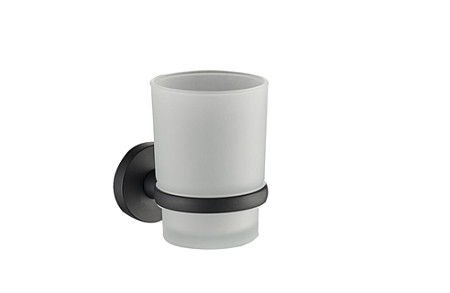 Держатель HAIBA HB8706 стакана матовое стекло, черный. Фото 1