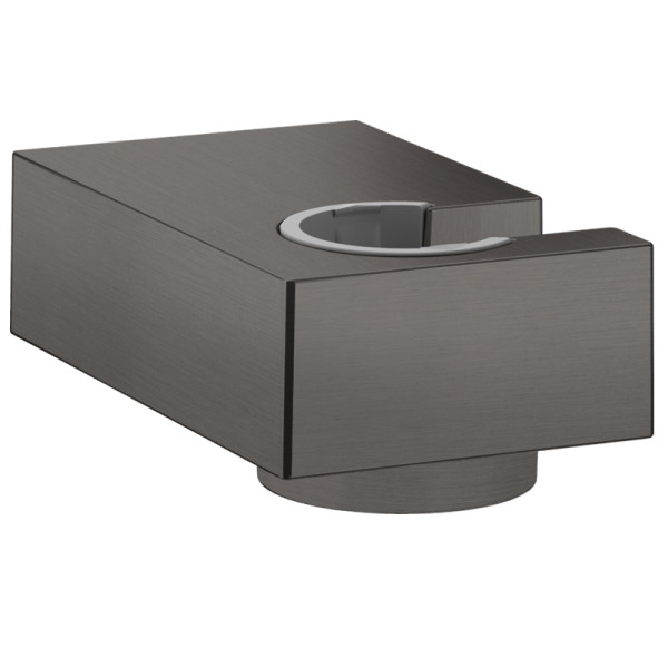 Держатель ручного душа Hansgrohe Porter E, шлифованный черный хром (28387340). Фото 1