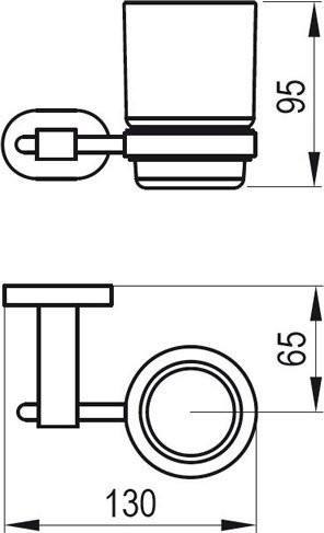 Держатель со стаканом (стекло) CR 210.00. Фото 2