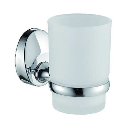 Держатель стакана HAIBA HB1606 матовое стекло, хром. Фото 1