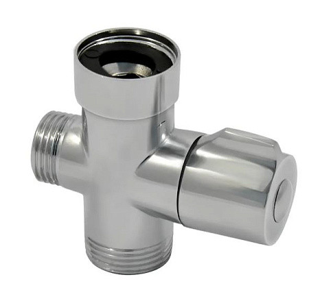 Дивертор для смесителя мех. 3/4-1/2-3/4,арт.EDV1CER. Фото 1