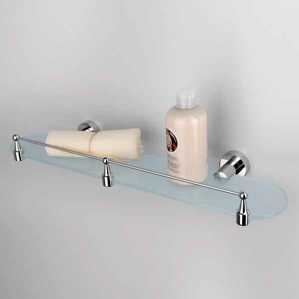 Donau K-9444 Полка стеклянная с бортиком. Фото 3