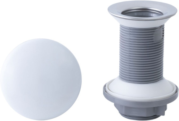 Донный клапан Allen Brau Fantasy 5.11001.21 белый матовый. Фото 1