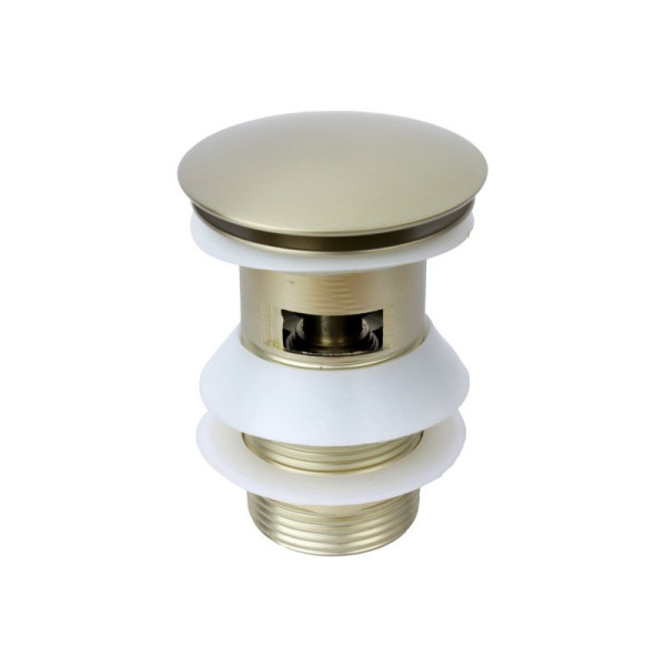 Донный клапан Bronze de Luxe 008/1CG, матовое золото. Фото 1