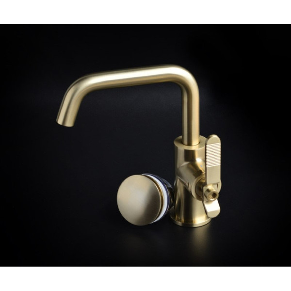 Донный клапан Bronze de Luxe 008/1CG, матовое золото. Фото 3