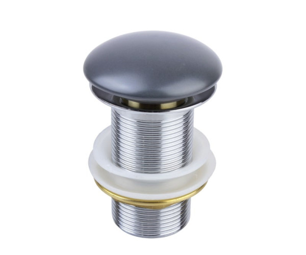 Донный клапан Bronze de Luxe 1002DGM, серый. Фото 1