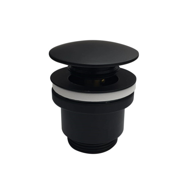 Донный клапан Haiba HB64-7, черный. Фото 1