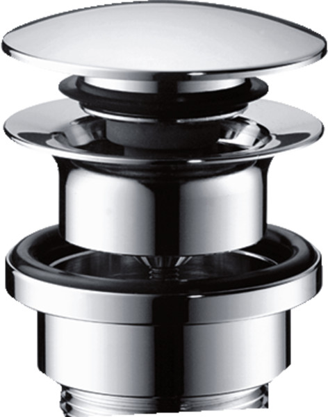 Донный клапан Hansgrohe для раковин и биде с переливом, хром (50100000). Фото 1