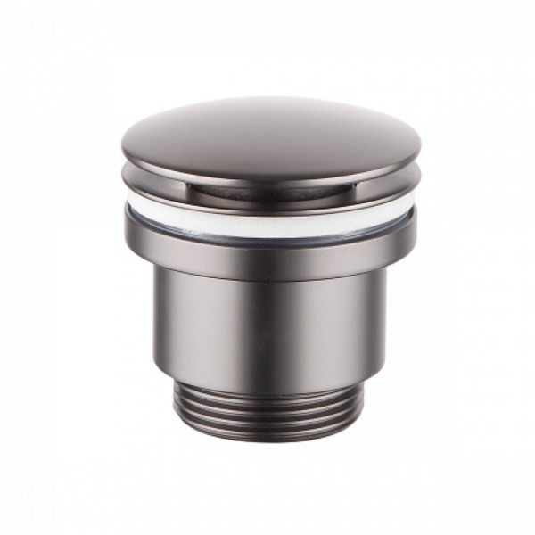 Донный клапан LM8500GM универсальный Click/Clack 1 ¼, графит. Фото 1