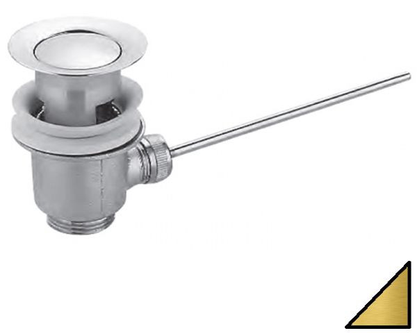 Донный клапан Paffoni ZSCA002GF золото. Фото 1