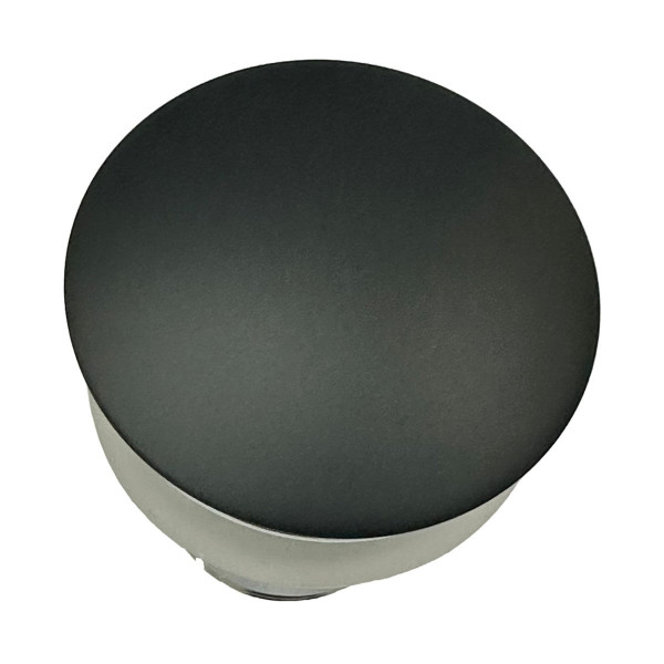 Донный клапан с переливом для раковины Raiber RPB-50, черный. Фото 3