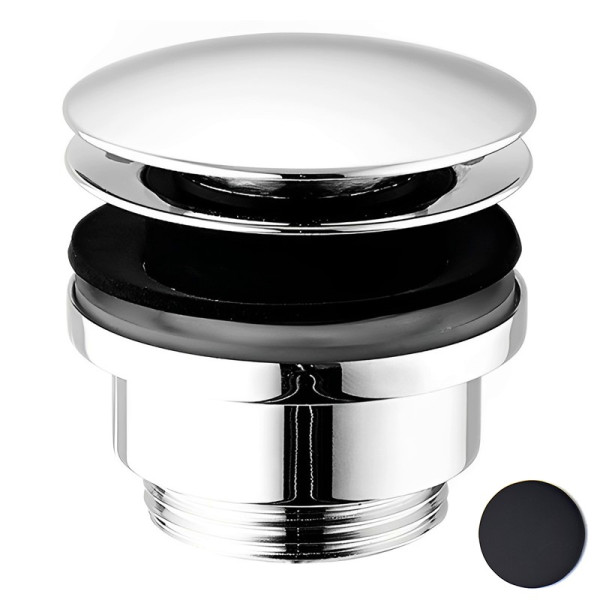 Донный клапан Webert AC0405560, черный. Фото 1