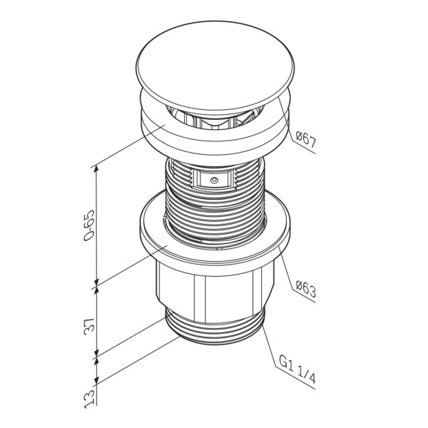 Донный клапан. Фото 6