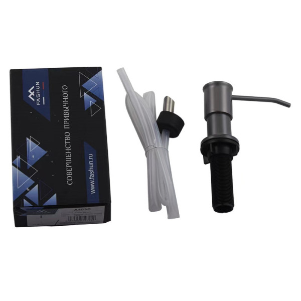 Дозатор для кухонной мойки (без колбы) FASHUN A403C-17, графит. Фото 4