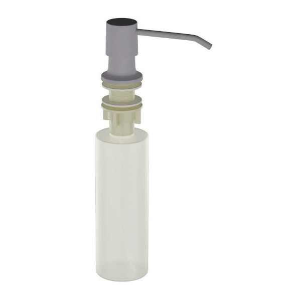 Дозатор для моющего средства Ulgran Quartz UQ-01-04, платина. Фото 1