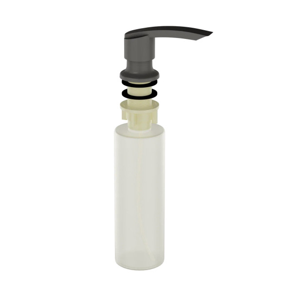 Дозатор для моющего средства Ulgran Quartz UQ-02-09, асфальт. Фото 1