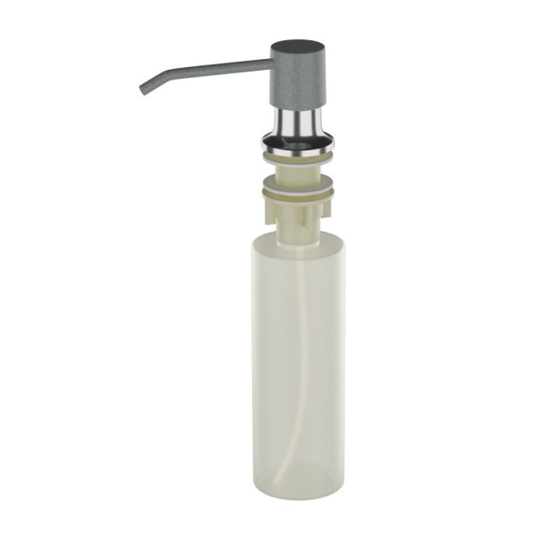 Дозатор для моющего средства Ulgran U-01-309, темно-серый. Фото 1