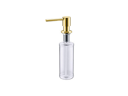 Дозатор для мыла Alveus PLUM 0,5L GOLD, латунь. Фото 1