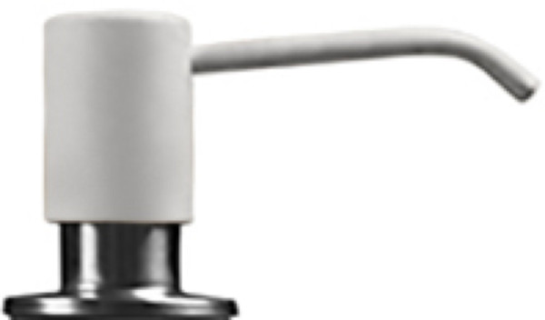 Дозатор GranFest "Круглый" с колбой 250мм, (иней). Фото 1