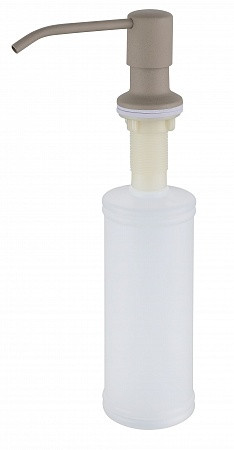 Дозатор "Круглый" GranFest QUARZ с колбой 250мм, арт.Z-5001 песочный. Фото 2