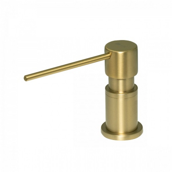 Дозатор Lemark Expert LM8203LGN для жидких моющих средств врезной, светлое золото нано. Фото 2