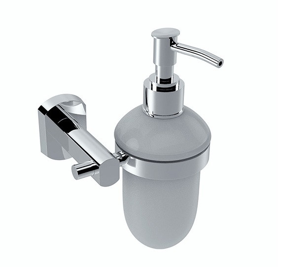 Дозатор жидкого мыла Fixsen Coral Подвесной, Хром (GR7012). Фото 1