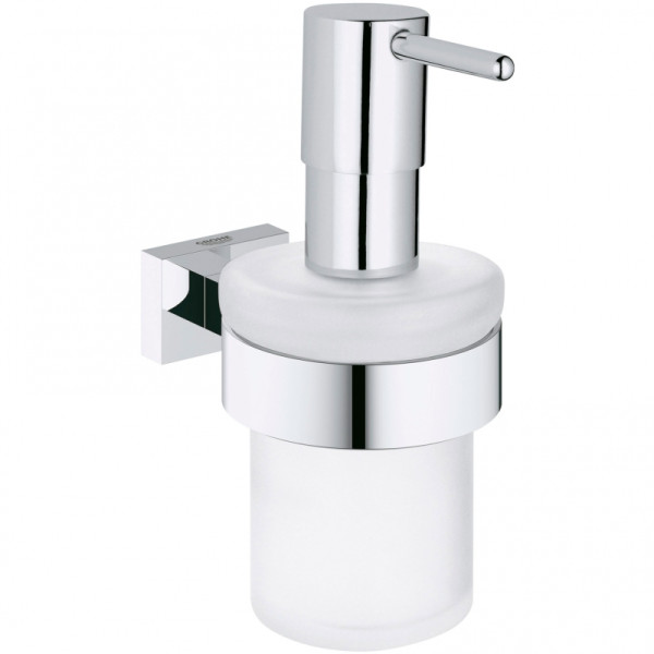 Дозатор жидкого мыла Grohe Essentials Cube Подвесной, Хром (40756001). Фото 1