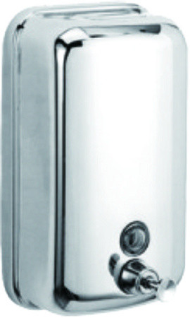 Дозатор жидкого мыла HAIBA HB402, хром 800ml. Фото 1