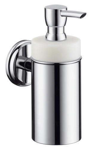 Дозатор жидкого мыла Hansgrohe Logis Classic Подвесной, Хром (41614000). Фото 1