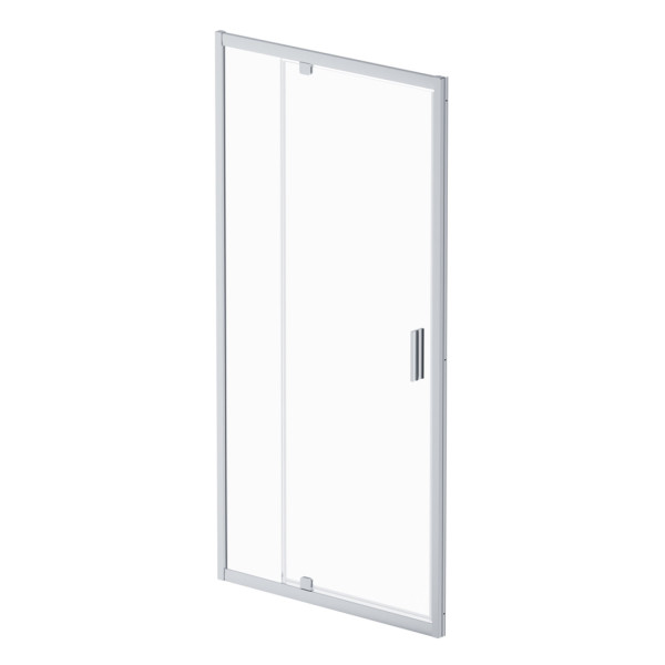 Душевая дверь в нишу 100x195 см, распашная. Фото 6