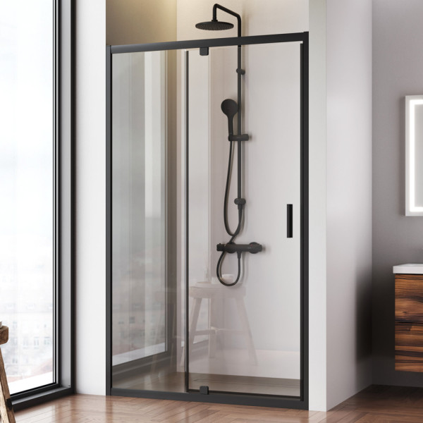 Душевая дверь в нишу 120x195 см, распашная. Фото 1