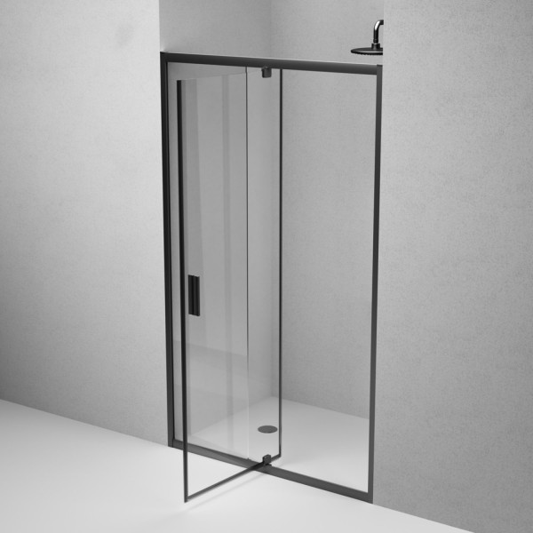 Душевая дверь в нишу 120x195 см, распашная. Фото 5