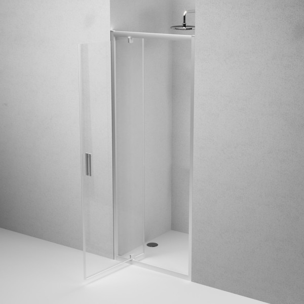 Душевая дверь в нишу 80x195 см, распашная. Фото 5