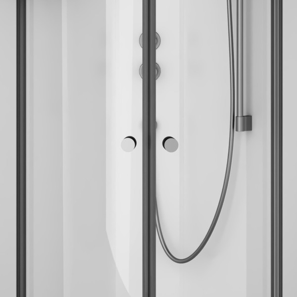 Душевая кабина 100x100 см, без гидромассажа. Фото 3