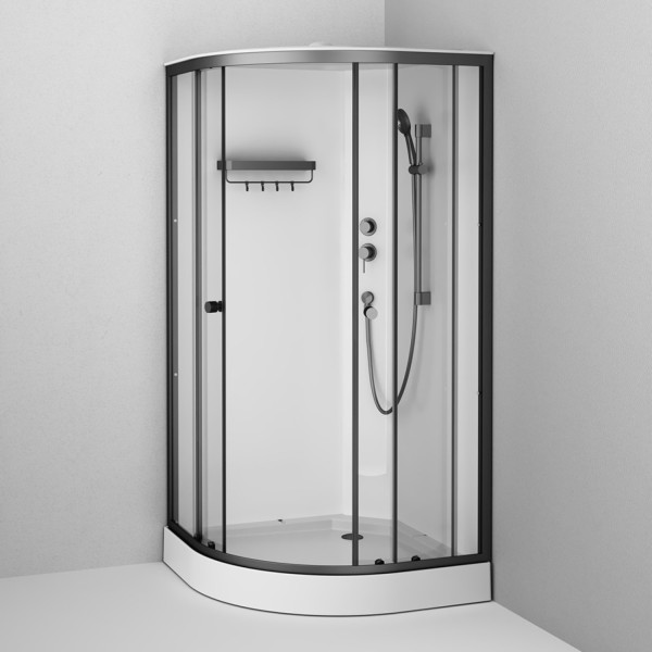 Душевая кабина 100x100 см, без гидромассажа. Фото 4