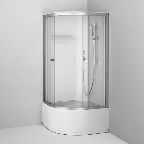Душевая кабина 90x90 см, без гидромассажа. Фото 4