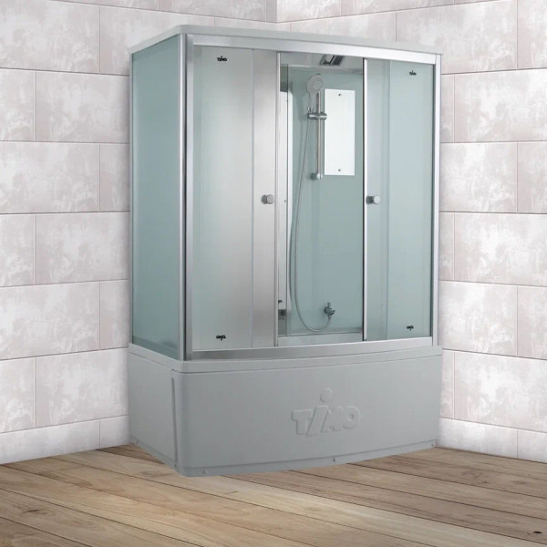 Душевая кабина (душевой бокс) Timo Comfort Fabric Glass T-8850F, 150x88x220. Фото 3