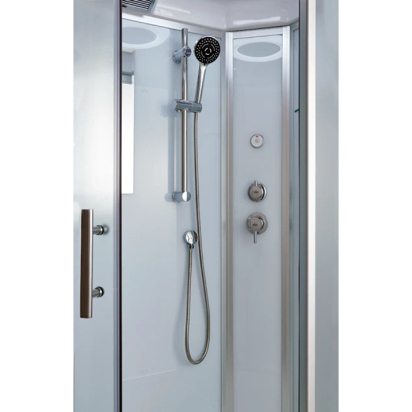 Душевая кабина (душевой бокс) Timo Standart Silver Fabric T-6650SF, 150x88x220. Фото 3