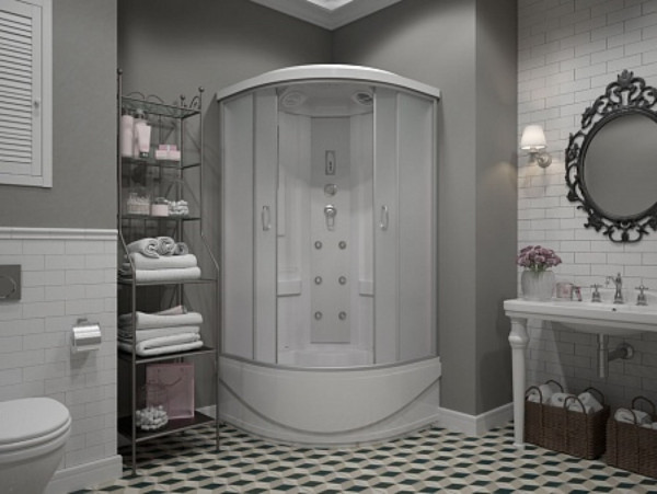 Душевая кабина Erlit ER2509TP-C3-RUS (900x900x2150). Фото 9