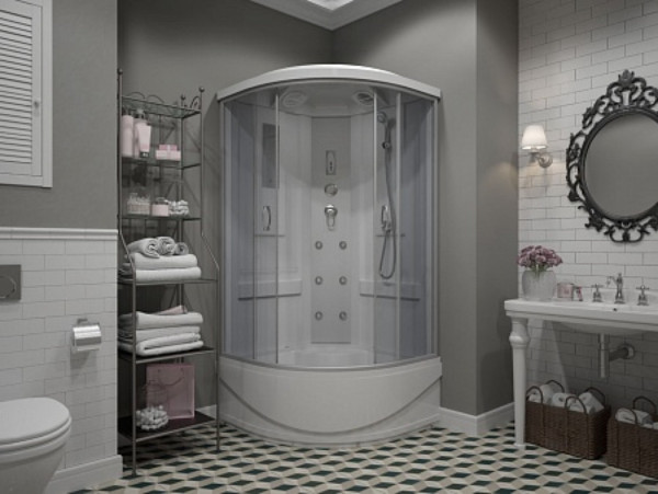 Душевая кабина Erlit ER2509TP-C4-RUS (900x900x2150). Фото 4