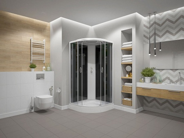 Душевая кабина Erlit ER3509P-C4-RUS (900x900x2150). Фото 5