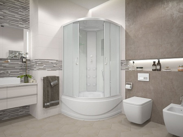 Душевая кабина Erlit ER3509TPF-C3-RUS (900x900x2150). Фото 6