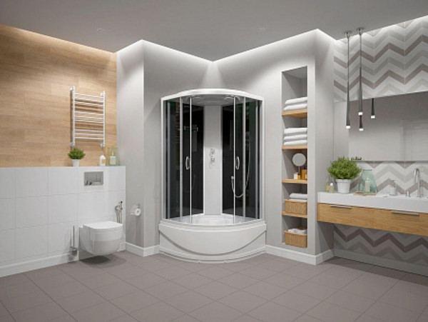 Душевая кабина Erlit ER3510TP-C4-RUS (1000x1000x2150). Фото 6