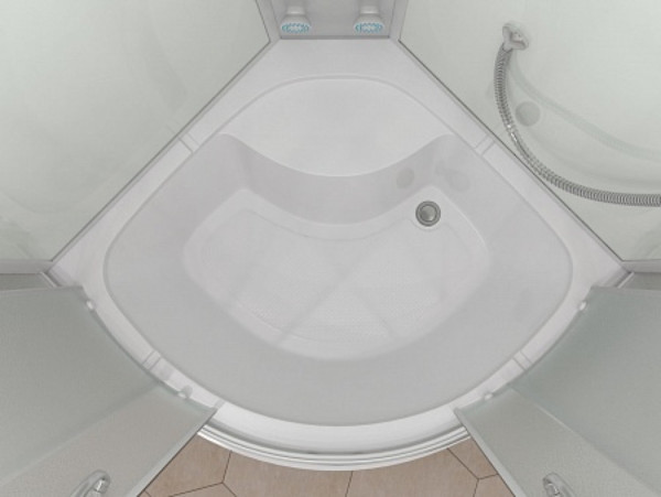 Душевая кабина Erlit ER4510TP-C3-RUS (1000x1000x2150). Фото 1