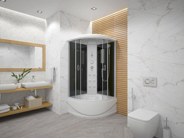 Душевая кабина Erlit ER4510TP-C4-RUS (1000x1000x2150). Фото 2