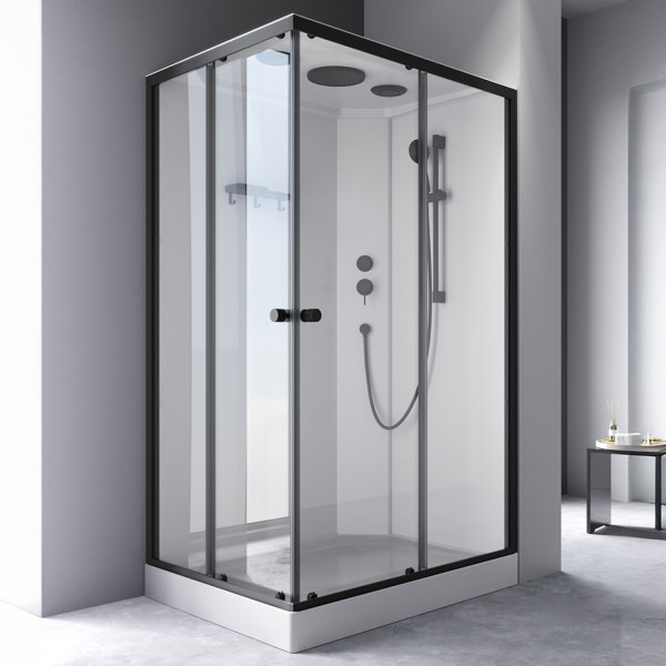 Душевая кабина, прямоугольная, 120x80 см, без гидромассажа. Фото 1